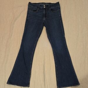 American Eagle Outfitters Dark Blue Flare Jeans